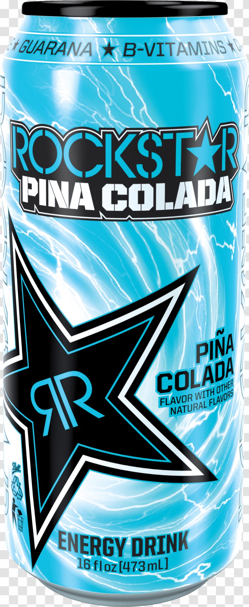 Energy Drink Monster Piña Colada Rockstar Mojito Transparent PNG