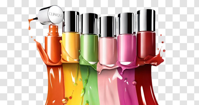 Nail Polish Make-up Cosmetics - Bright Colors Of Transparent PNG