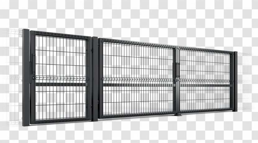 Wicket Gate Fence Guard Rail Einfriedung - Polygon Mesh - 3d Panels Affixed Transparent PNG
