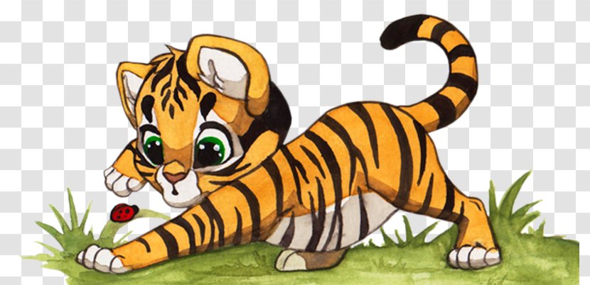 Tiger Download Computer File - Small To Medium Sized Cats - Cute Little Transparent PNG