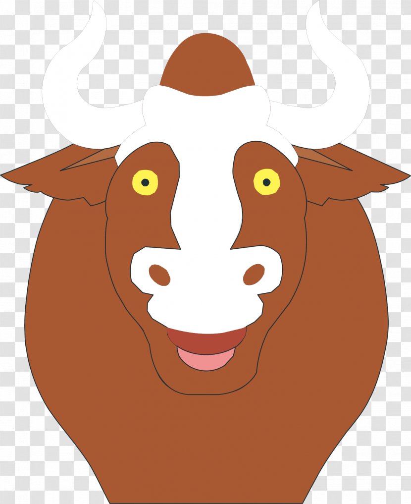Bull Terrier Pit Bulldog Cattle - Cow Vector Transparent PNG