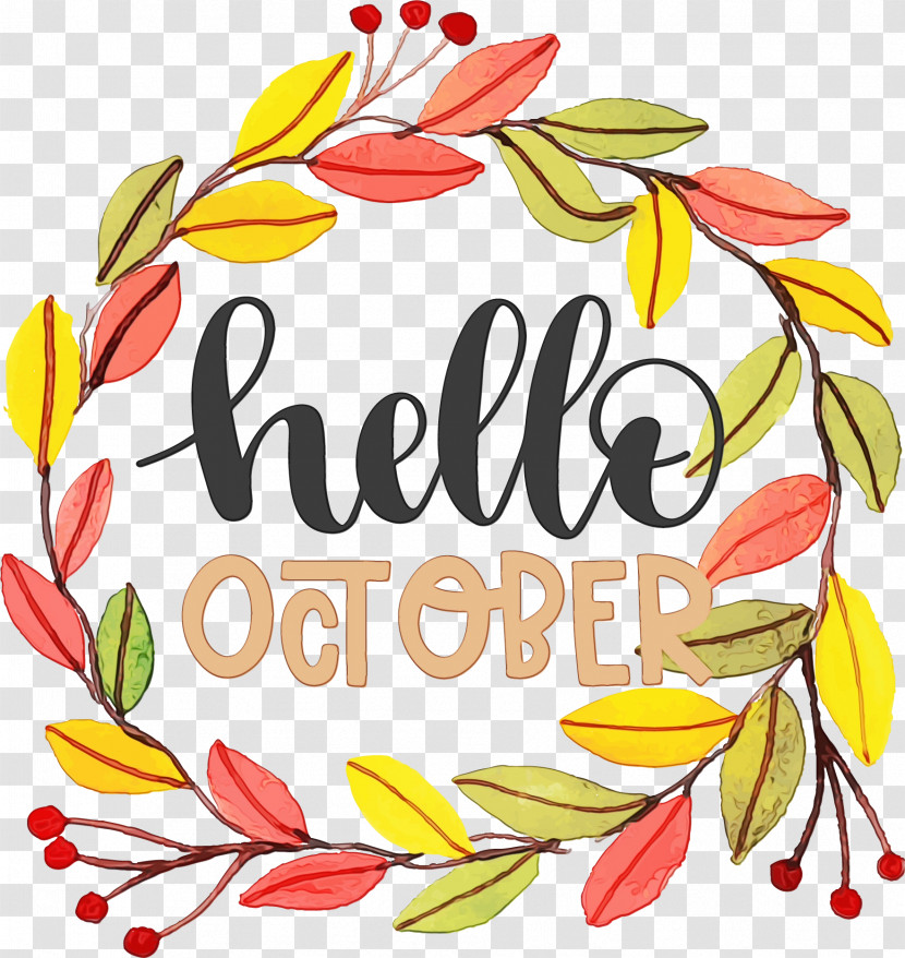 Hello Autumn Transparent PNG