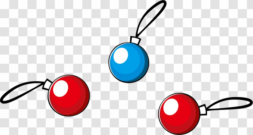 Cartoon Clip Art - Red - Colorful Hanging Ball Of Transparent PNG