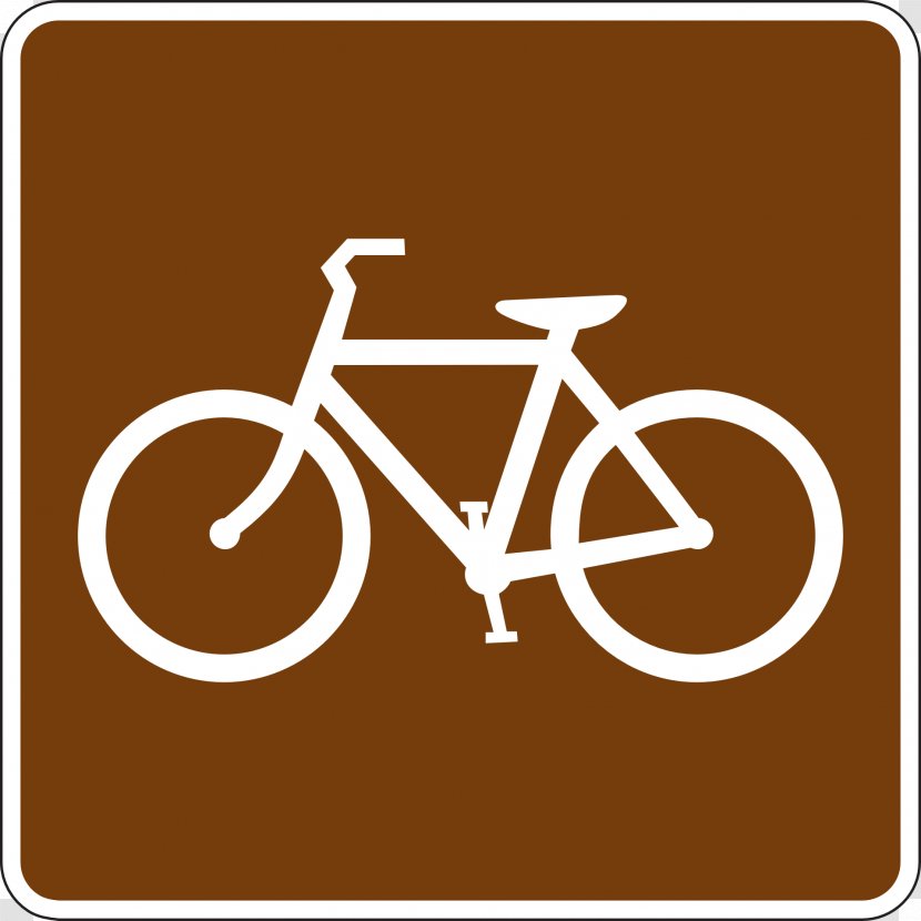Traffic Sign Bicycle Road Cycling Segregated Cycle Facilities - Motorcycle Transparent PNG