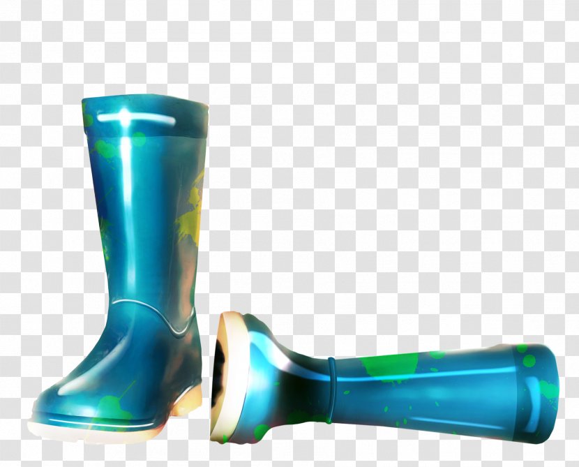 Color Rain Blue Wellington Boot - Android - Hand-painted Boots Material Free To Pull Transparent PNG