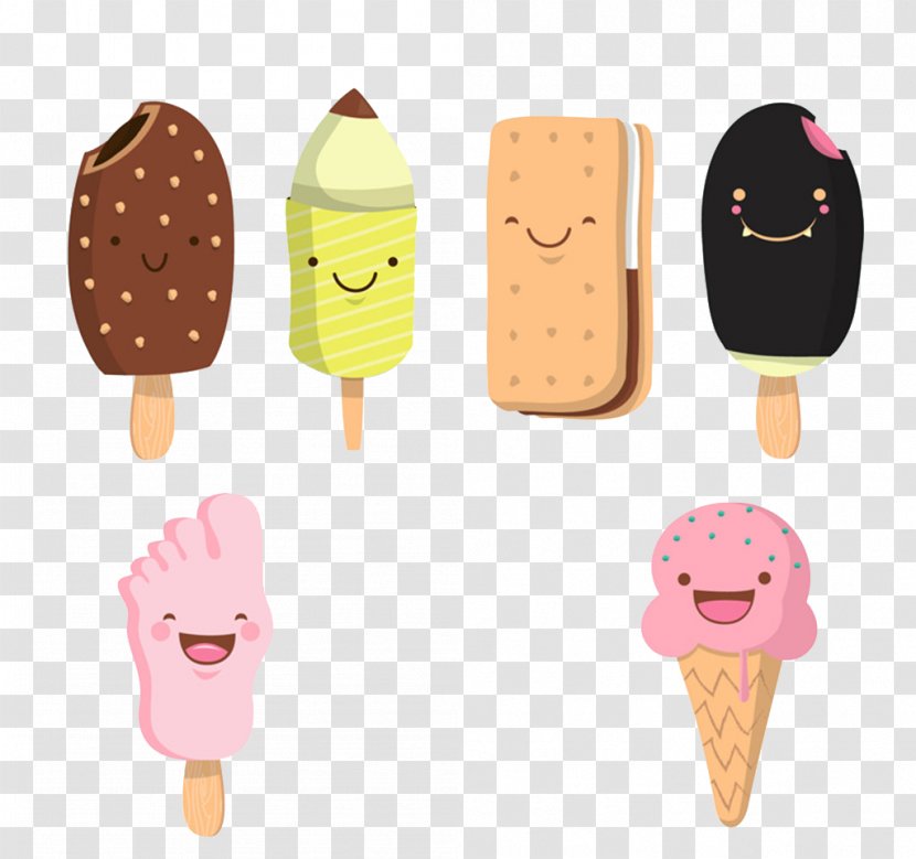 Ice Cream Cone Cupcake Parfait - Frozen Food - Cute Cartoon Transparent PNG