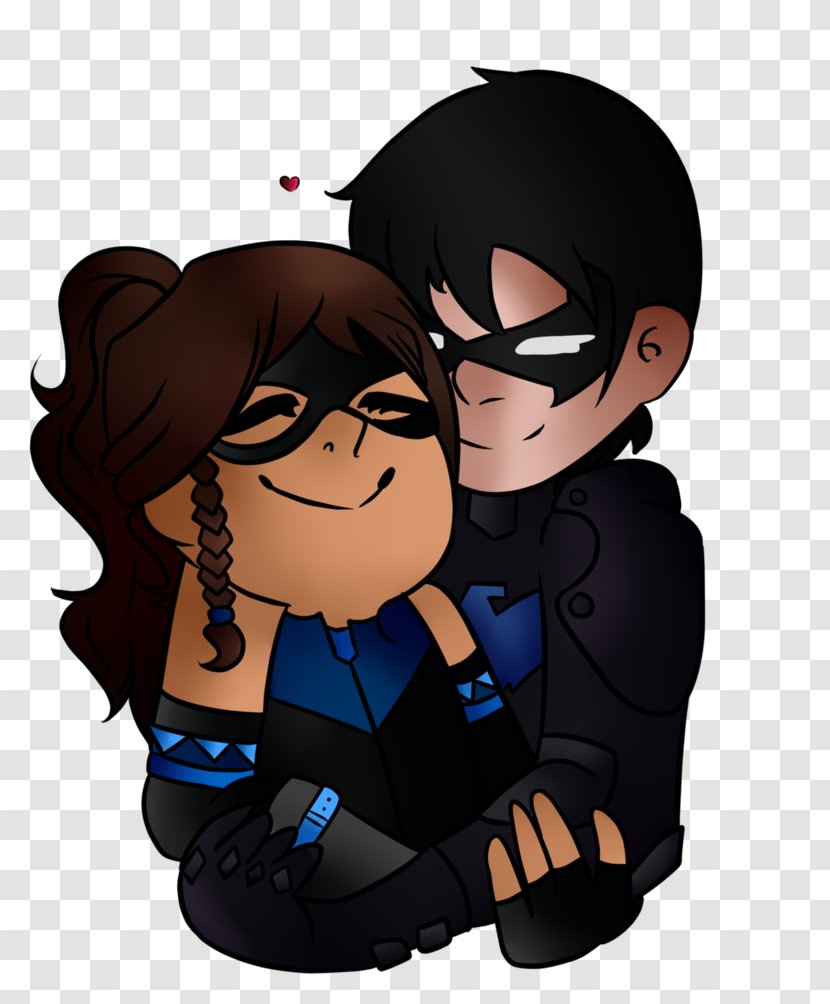 Nightwing Art Young Justice Kid Flash DC Comics - Heart Transparent PNG