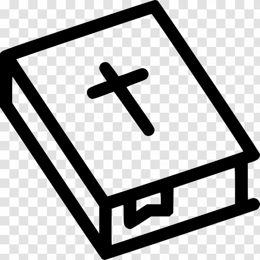 Bible Christianity - Black And White - Icon Transparent PNG