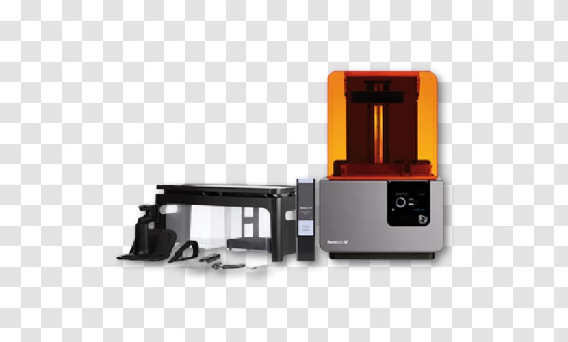 Stereolithography 3D Printing Formlabs Form 2 SLA Printer - Digital Light Processing Transparent PNG