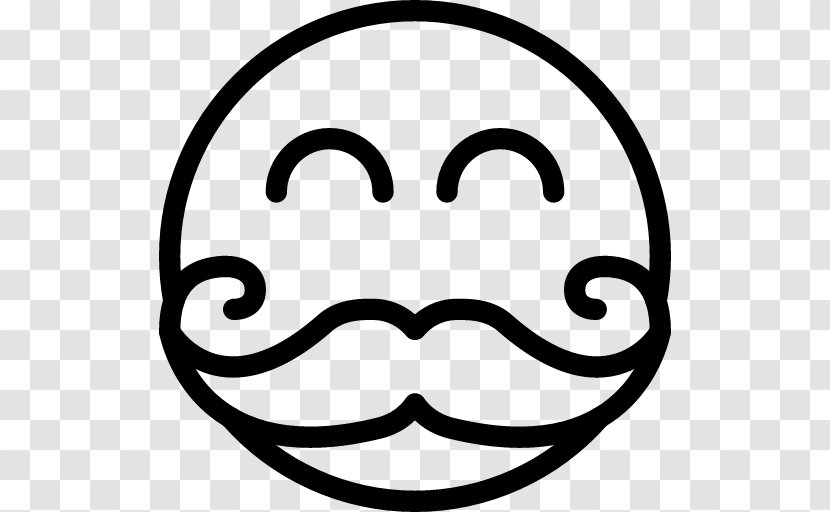 Emoticon Smiley Laughter - Nose - Mustache Transparent PNG