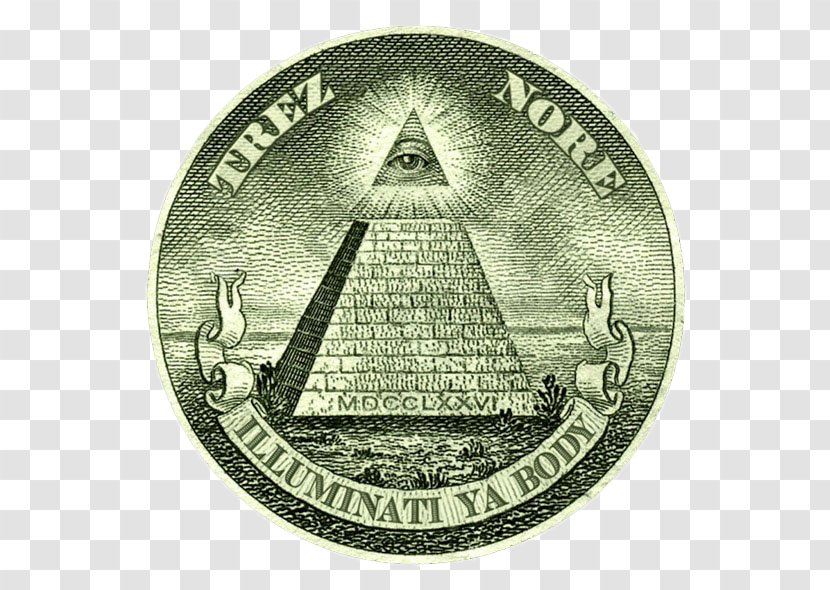 United States One-dollar Bill Dollar Eye Of Providence One Hundred-dollar - Fivedollar Transparent PNG