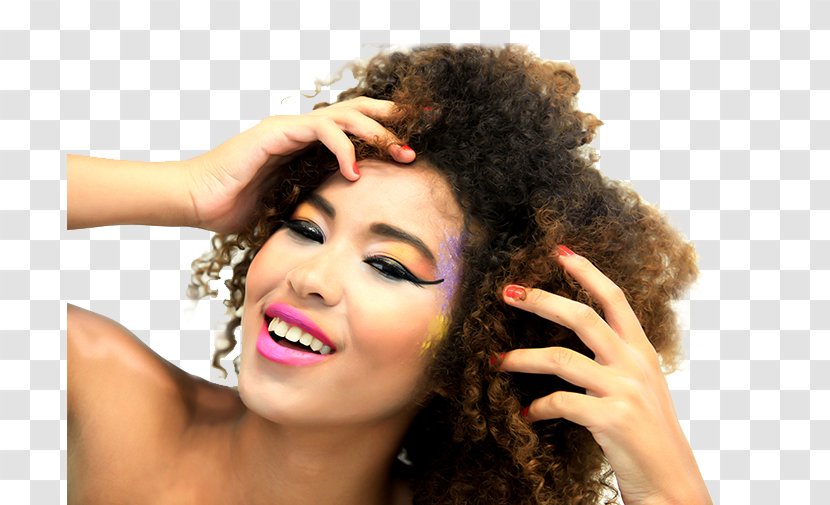 Afro Hair Coloring Beauty Long Black - Skin - Cabeleireiro Transparent PNG