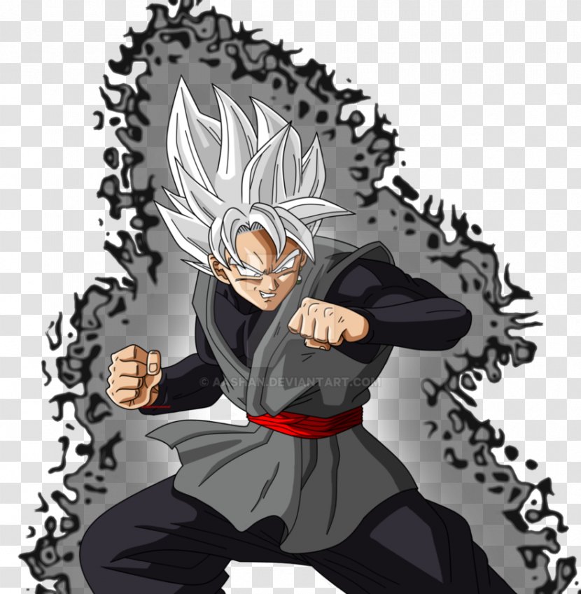 Goku Black Beerus Super Saiya Drawing - Heart Transparent PNG