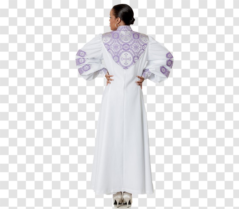Robe Shoulder Sleeve Dress Costume - Formfitting Garment Transparent PNG