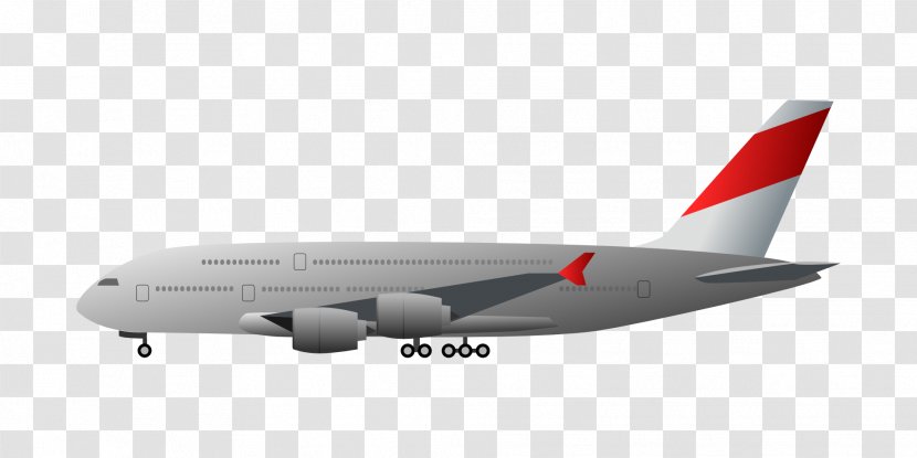 Airbus A380 Airplane Aircraft - Boeing 767 Transparent PNG