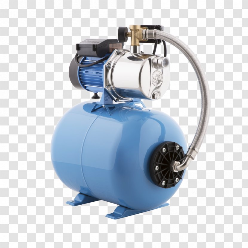 Pumping Station Hydraulic Accumulator Гидрофор Water Supply - Drainage - Cylinder Transparent PNG