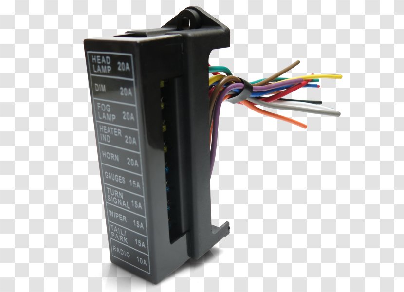 Fuse Electrical Wires & Cable Electronics Wiring Diagram Harness - Relay Transparent PNG