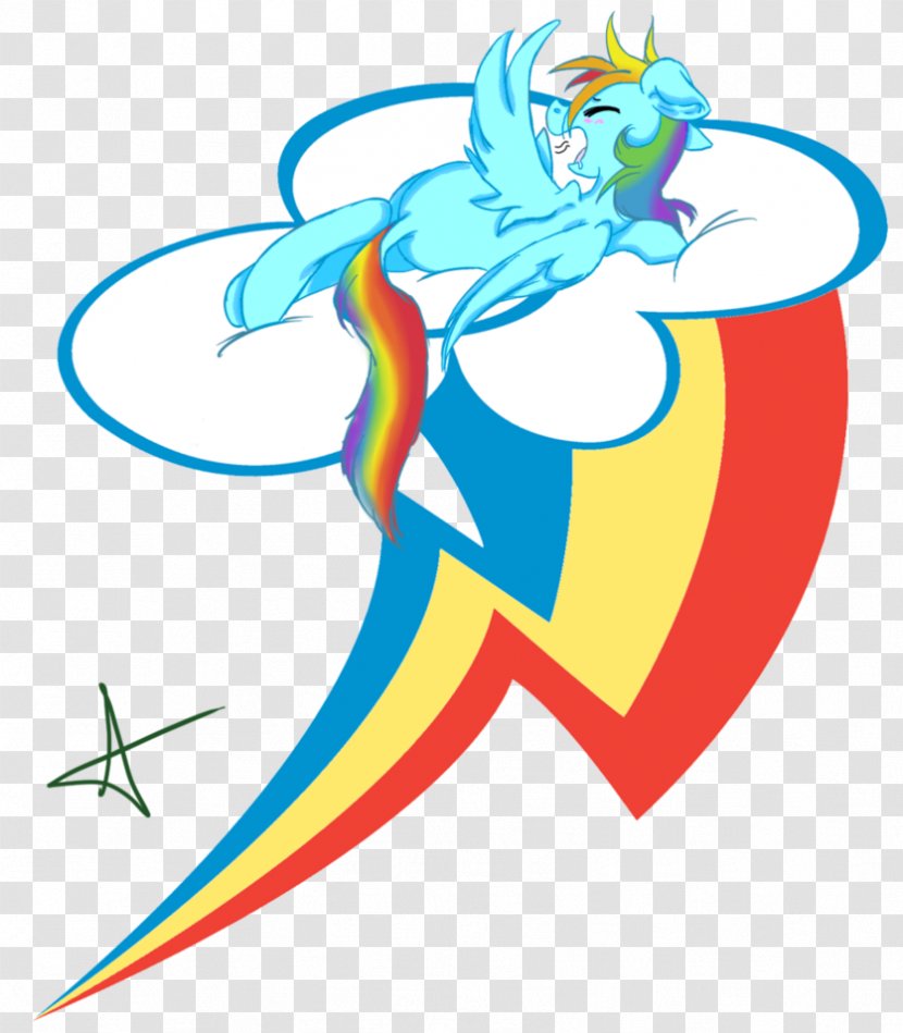 Rainbow Dash DeviantArt Pony - Area - Napping Transparent PNG