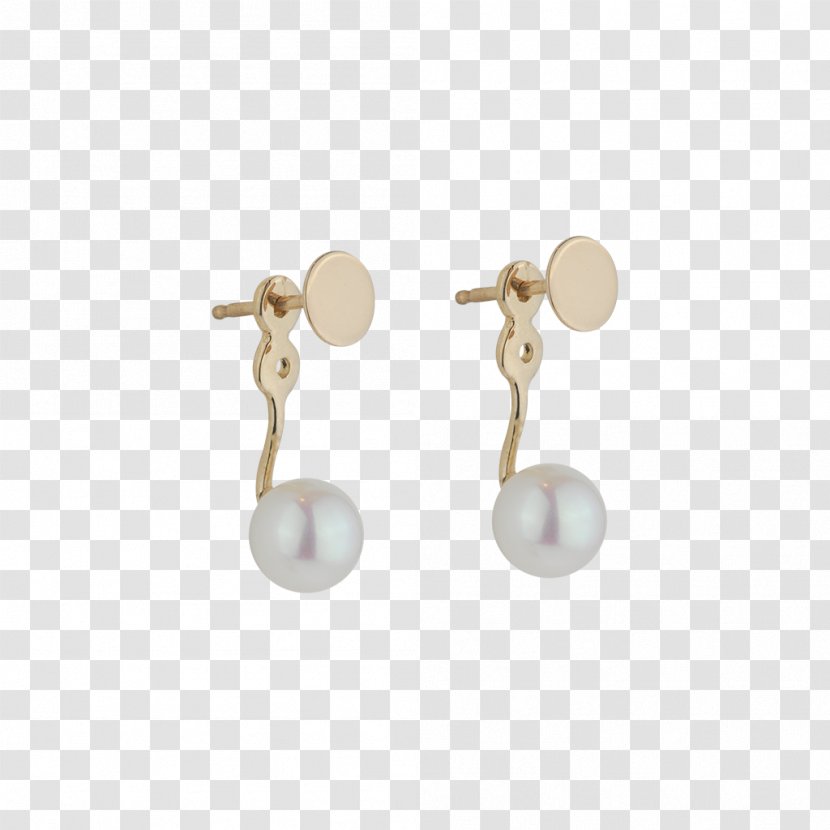 Earring Pearl Body Jewellery Silver - Earrings Transparent PNG