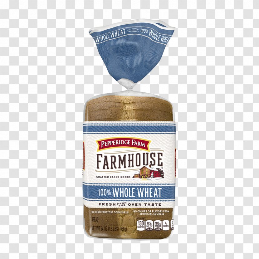 White Bread Rye Bakery Whole Wheat Pepperidge Farm - Loaf Transparent PNG