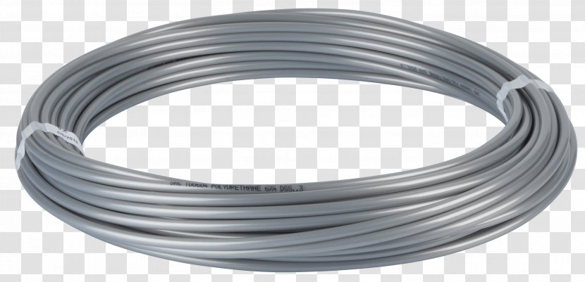Steel Wire Galvanization Hose Silver - Air Transparent PNG
