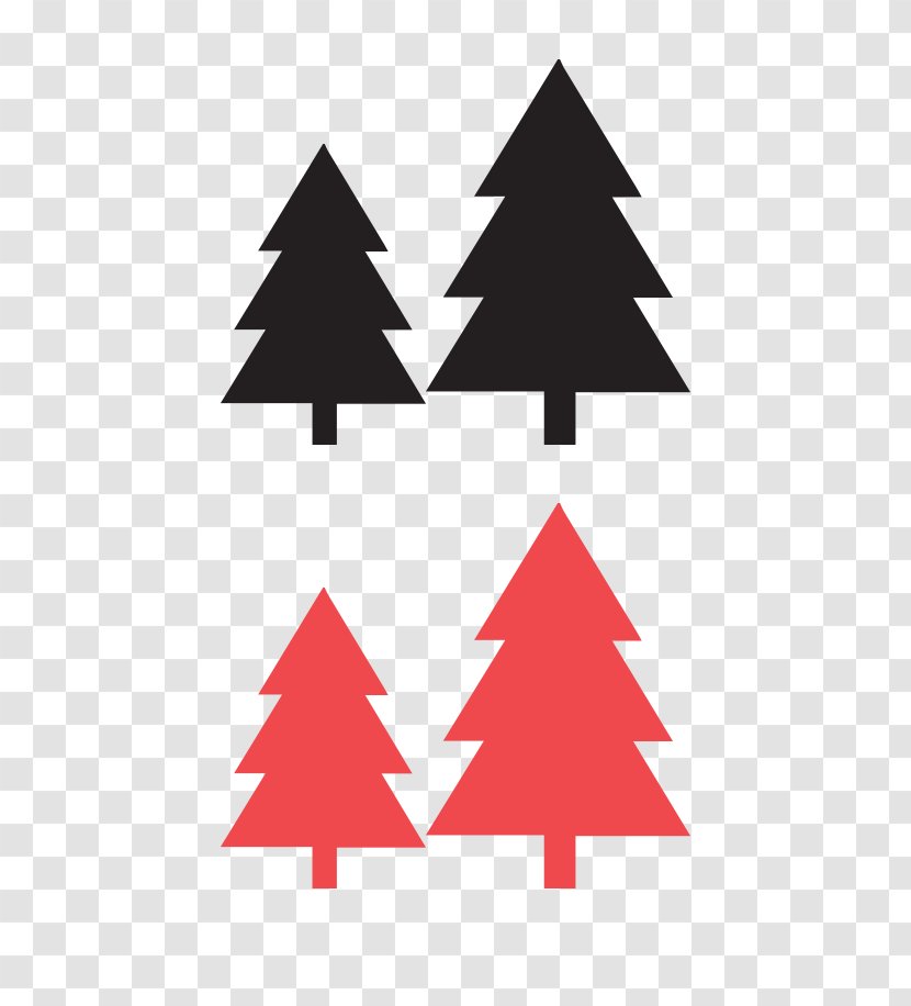 Christmas Tree Clip Art Text Sticker Black - Day - Star Transparent PNG