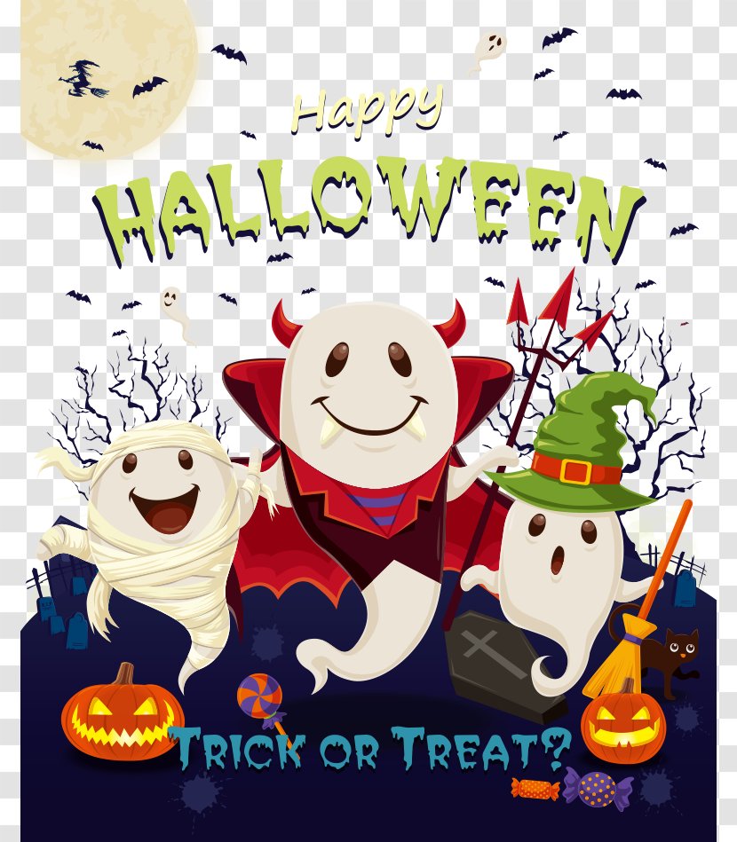Halloween Costume Trick-or-treating Party - Holiday - Vector Monster Transparent PNG