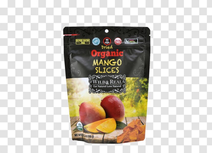 Organic Food Dried Fruit Wild & Raw Flavor - Mango Transparent PNG