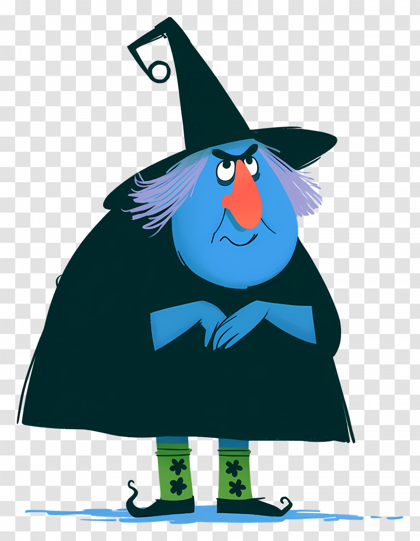 Old Witch - Cartoon Witch Character Illustration Transparent PNG
