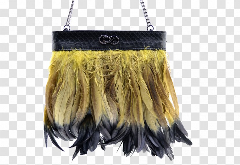 Feather Fur Handbag - Ostrich Plume Transparent PNG