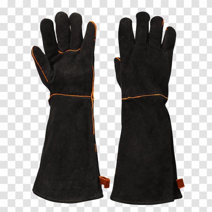 Glove Welding Welder Leather Stulpe - Cattle - Gloves Transparent PNG