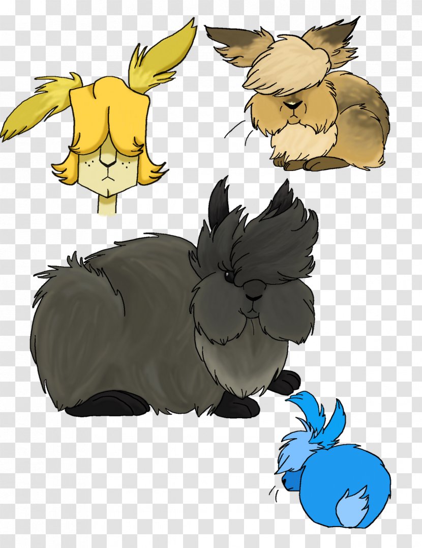 Lionhead Rabbit Hare Canidae Animal - Art Transparent PNG