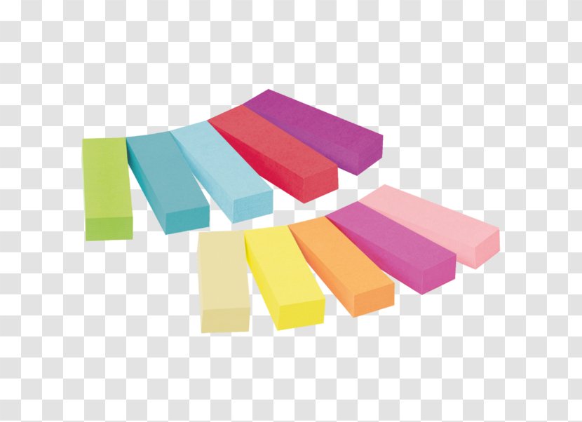 Post-it Note Paper Adhesive Tape Office Supplies - Postit - Magenta Transparent PNG
