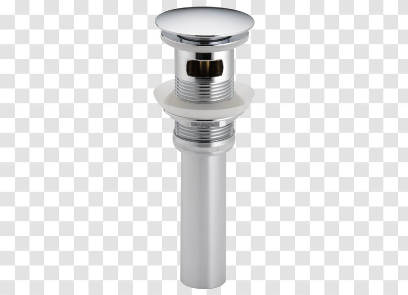 Brizo Push Button Pop-Up Drain With Overflow RP72414 Sink RP81628 Bathroom - Faucet Handles Controls - White Plastic Dish Tub Transparent PNG
