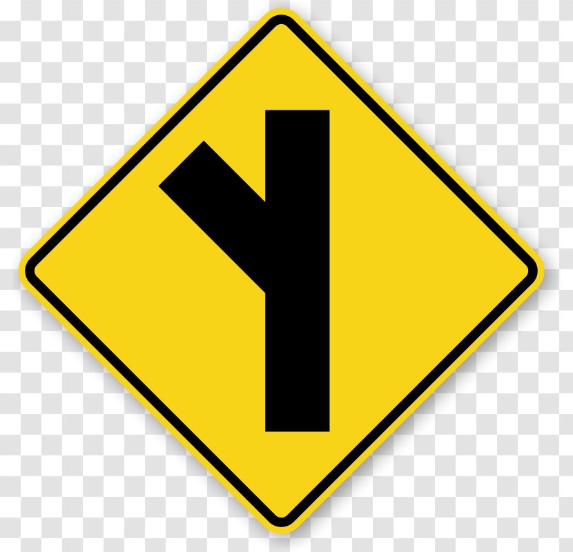 Traffic Sign Road Junction Clip Art - Triangle - Signs Images Transparent PNG