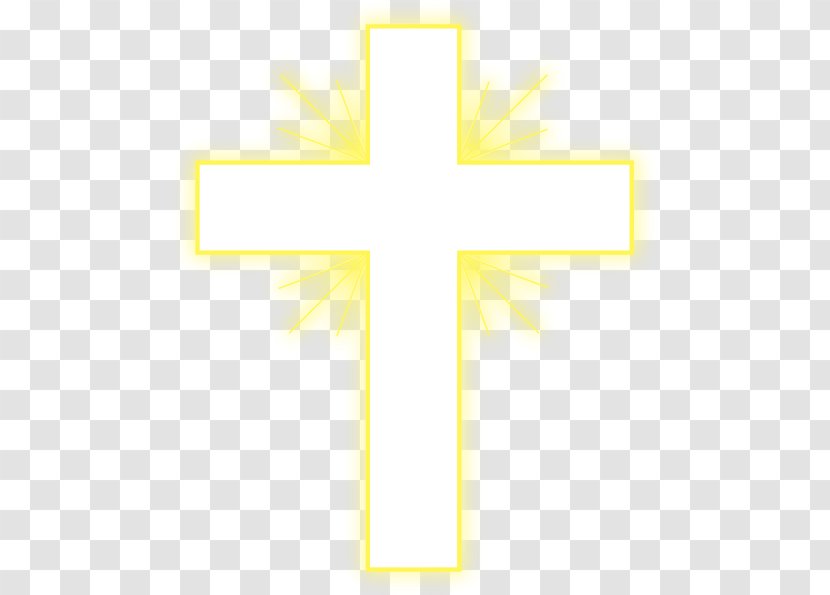 Yellow Angle Pattern - Symbol - Neon Cross Cliparts Transparent PNG