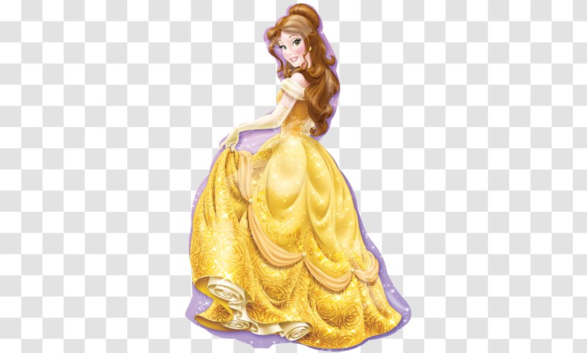 Belle Ariel Disney Princess Mylar Balloon - Beauty And The Beast Transparent PNG
