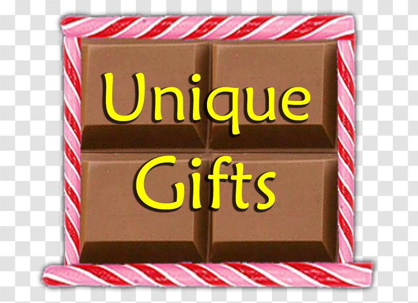 Chocolate Bar Rectangle Font - Confectionery - Fun Gift Transparent PNG