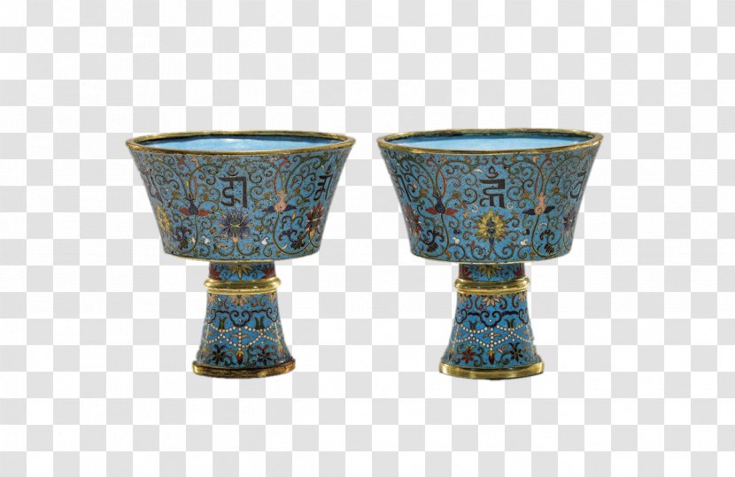 Cup Blue - Vase Transparent PNG