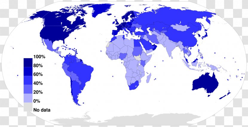 Global Internet Usage Access Email - Earth - World Wide Web Transparent PNG