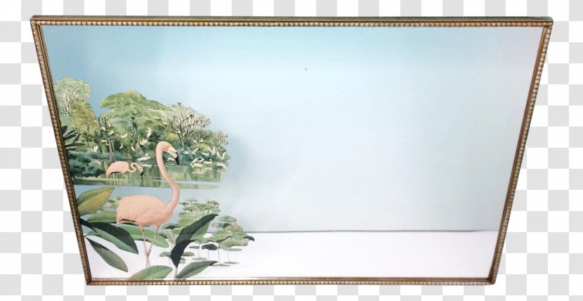 Flamingo Mirror Picture Frames Printmaking - Frame Transparent PNG