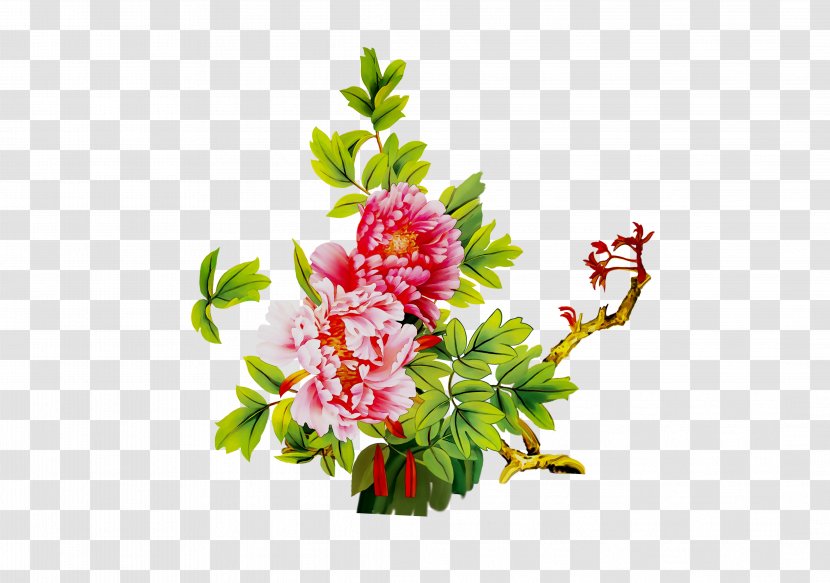 Floral Design Flower Bouquet Peony Cut Flowers - Plants Transparent PNG