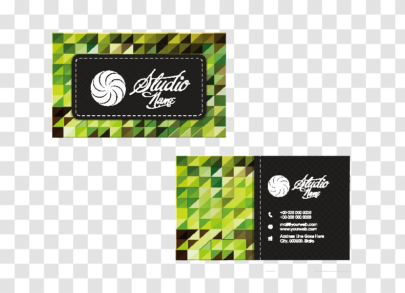 Business Card Design Corporate Identity Visiting - Brand - Cards Transparent PNG