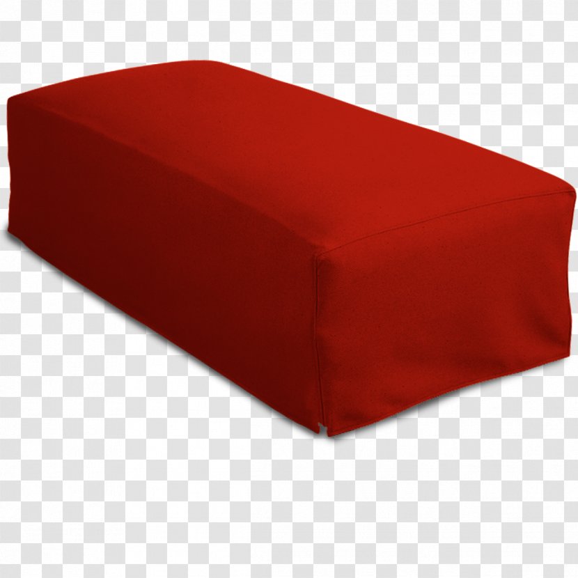 Foot Rests Rectangle - Red - Angle Transparent PNG
