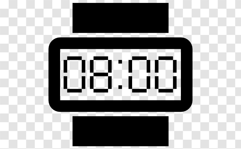 Digital Clock Alarm Clocks - Rectangle - Watch Transparent PNG