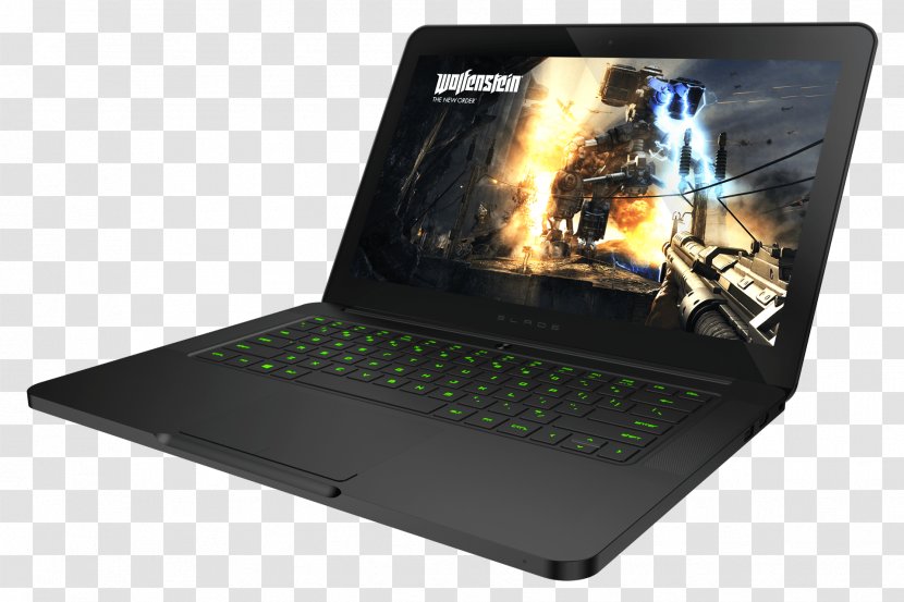 Laptop Razer Inc. Intel Core I7 Gaming Computer Solid-state Drive - Touchscreen - Razor Blade Transparent PNG