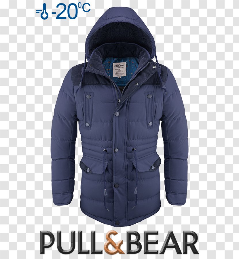 Hoodie Jacket Pull&Bear Bershka Sleeve Transparent PNG