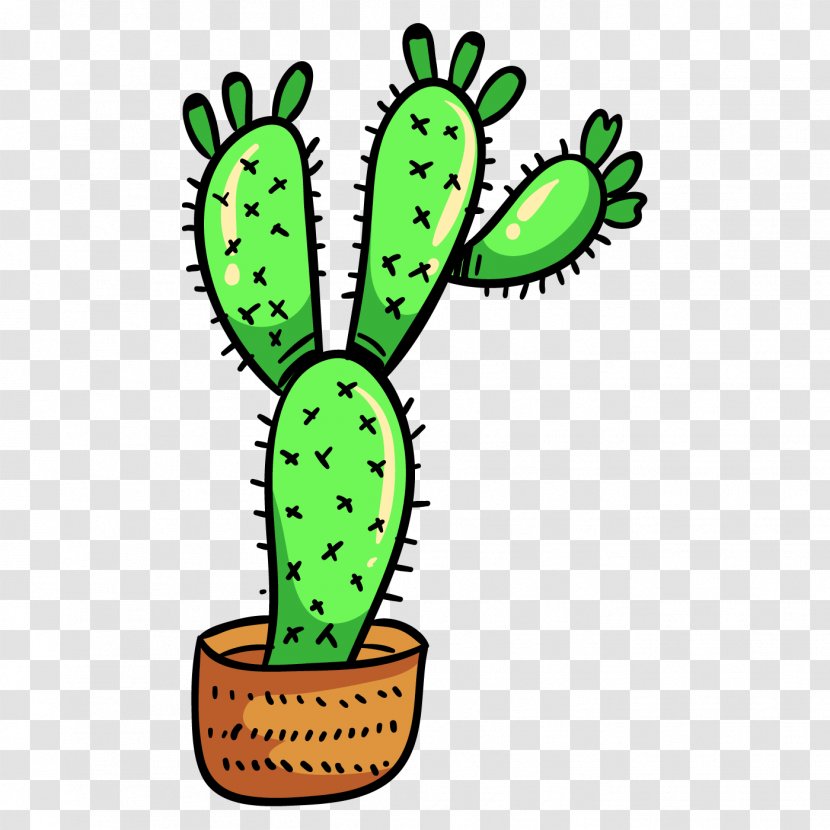 Cactus Clip Art Vector Graphics Image Download - Succulent Plant - Bonsai Button Transparent PNG