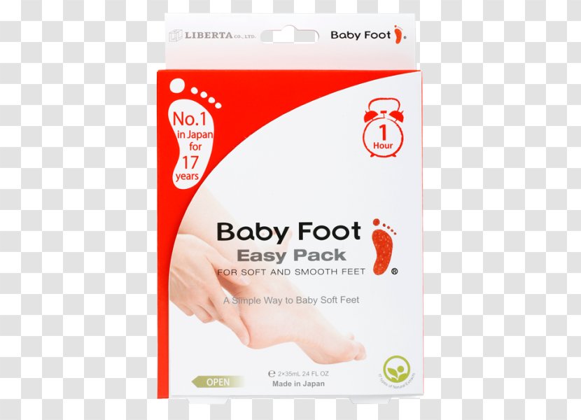 Baby Foot Easy Pack Exfoliation Skin Infant Transparent PNG