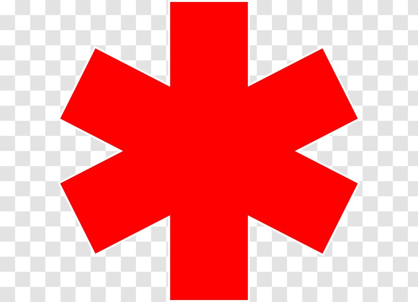 Star Of Life Symbol Emergency Medical Services Clip Art - High Resolution Icon Transparent PNG